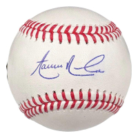 Aaron Nola Signed OML Baseball (Fanatics) at PristineAuction.com