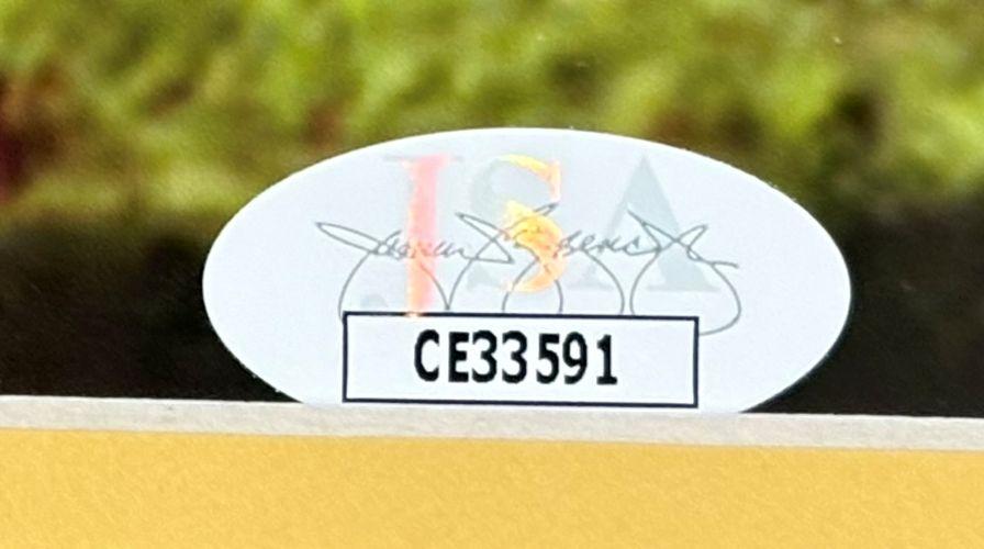 Fran Tarkenton Signed Vikings Custom Framed Photo Inscribed "HOF 86", "NFL MVP 75" & "9x Pro Bowl" (JSA) at PristineAuction.com Fran Tarkenton Signed Vikings Custom Framed Photo Inscribed "HOF 86", "NFL MVP 75" & "9x Pro Bowl" (JSA) at PristineAuction.com