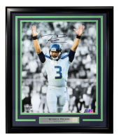 Russell Wilson Signed Seahawks Custom Framed Photo (Beckett) at PristineAuction.com