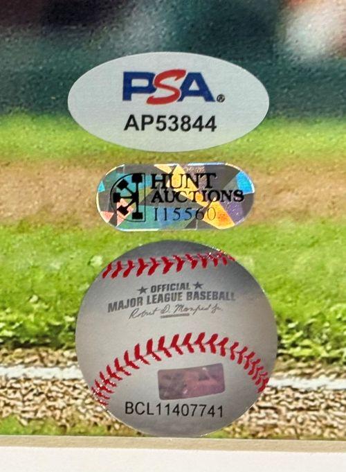 Kyle Schwarber Signed Phillies Custom Framed Photo (PSA) at PristineAuction.com Kyle Schwarber Signed Phillies Custom Framed Photo (PSA) at PristineAuction.com