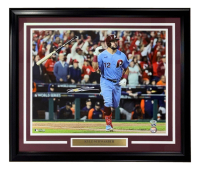 Kyle Schwarber Signed Phillies Custom Framed Photo (PSA) at PristineAuction.com