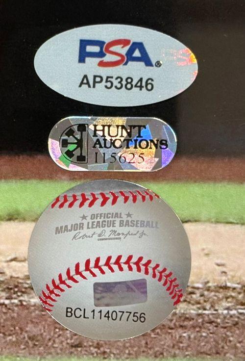 Kyle Schwarber Signed Phillies Custom Framed Photo (PSA) at PristineAuction.com Kyle Schwarber Signed Phillies Custom Framed Photo (PSA) at PristineAuction.com