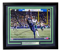Jaxon Smith-Njigba Signed Seahawks Custom Framed Photo (Fanatics) at PristineAuction.com