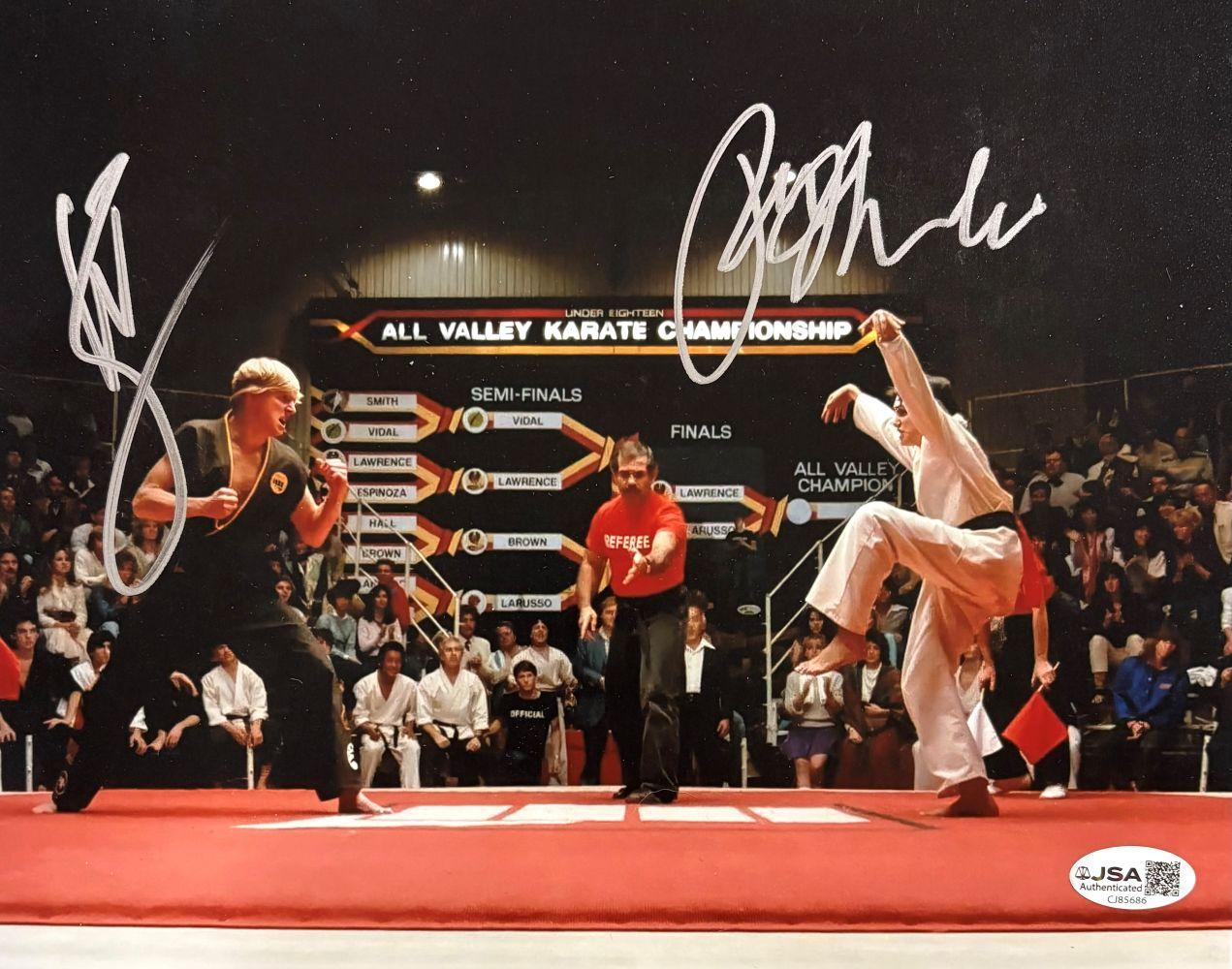 Ralph Macchio & William Zabka Signed "The Karate Kid" 8x10 Photo (JSA) at PristineAuction.com Ralph Macchio & William Zabka Signed "The Karate Kid" 8x10 Photo (JSA) at PristineAuction.com