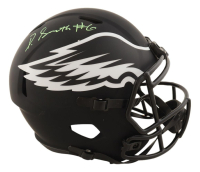 DeVonta Smith Signed Eagles Full-Size Eclipse Alternate Speed Helmet (Beckett) at PristineAuction.com
