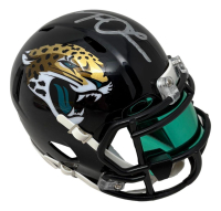 Trevor Lawrence Signed Jaguars Speed Mini Helmet with Custom Visor (Fanatics) at PristineAuction.com
