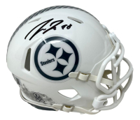 Pat Freiermuth Signed Steelers Salute to Service Alternate Speed Mini Helmet (Beckett) at PristineAuction.com