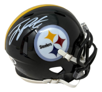 Joey Porter Jr. Signed Steelers Speed Mini Helmet (JSA) at PristineAuction.com