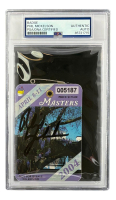 Phil Mickelson Signed 2004 Masters Augusta National Ticket (PSA) at PristineAuction.com