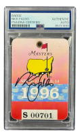 Sir Nick Faldo Signed 1996 Masters Augusta National Ticket (PSA) at PristineAuction.com