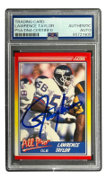 Lawrence Taylor Signed 1990 Score #571 (PSA) at PristineAuction.com
