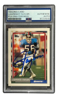 Lawrence Taylor Signed 1992 Topps #756 (PSA) at PristineAuction.com