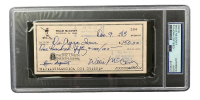Willie McCovey Signed 1983 Personal Bank Check (PSA) at PristineAuction.com