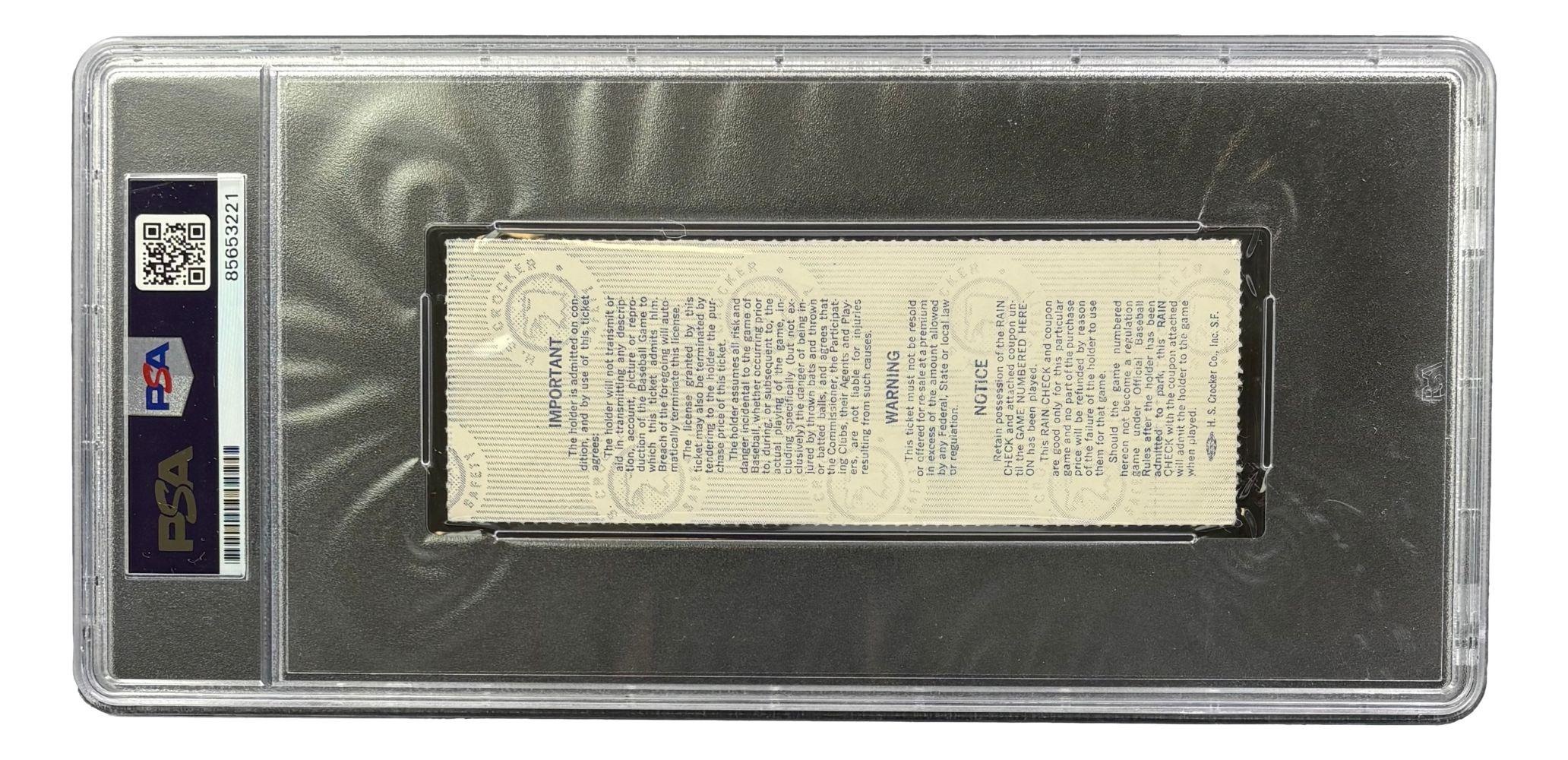 Reggie Jackson Signed Yankees 1978 World Series Game 6 Ticket (PSA | Auto 10) at PristineAuction.com Reggie Jackson Signed Yankees 1978 World Series Game 6 Ticket (PSA | Auto 10) at PristineAuction.com