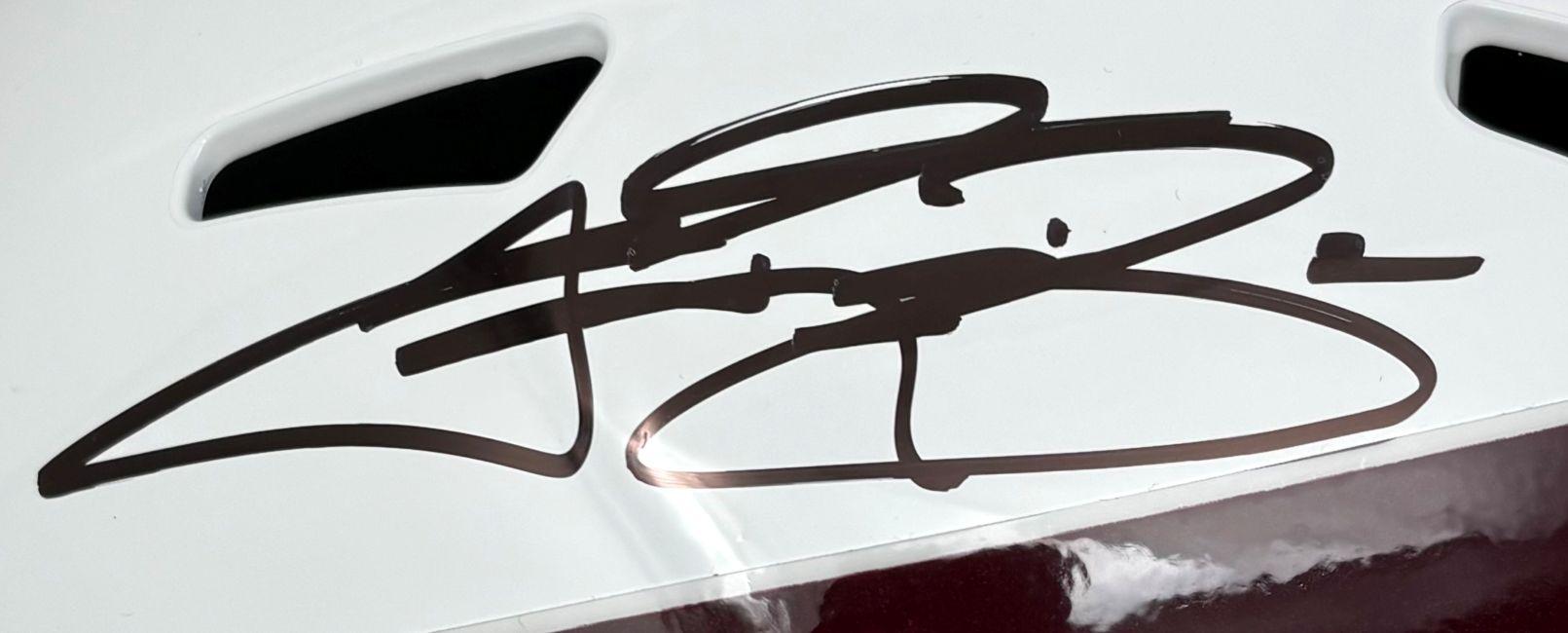 Johnny Manziel Signed Texas A&M Aggies Full-Size Speed Helmet Inscribed "12 Heisman" & "Johnny F***** Football" (Beckett) at PristineAuction.com Johnny Manziel Signed Texas A&M Aggies Full-Size Speed Helmet Inscribed "12 Heisman" & "Johnny F***** Football" (Beckett) at PristineAuction.com