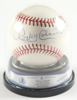 Rocky Colavito Signed OML Baseball With Beckett Display Case (BGS Encapsulated) at PristineAuction.com