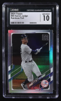 Aaron Judge 2021 Topps Series One Rainbow Foil #99 (CGC 10) at PristineAuction.com