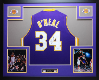 Shaquille O'Neal Signed Custom Framed Jersey Display (JSA) at PristineAuction.com