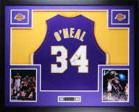 Shaquille O'Neal Signed Custom Framed Jersey Display (JSA) at PristineAuction.com
