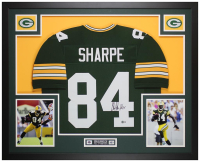 Sterling Sharpe Signed Custom Framed Jersey Display (Beckett) at PristineAuction.com
