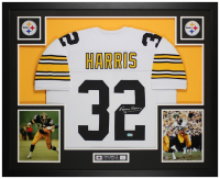 Franco Harris Signed Custom Framed Jersey Display (Beckett) at PristineAuction.com