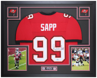 Warren Sapp Signed Custom Framed Jersey Display (Beckett) at PristineAuction.com