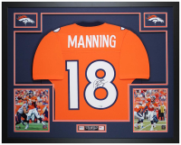 Peyton Manning Signed Broncos Custom Framed Mitchell & Ness Authentic Jersey Display (Fanatics) at PristineAuction.com