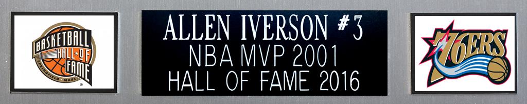 Allen Iverson Signed Custom Framed Jersey Display (Beckett) at PristineAuction.com Allen Iverson Signed Custom Framed Jersey Display (Beckett) at PristineAuction.com