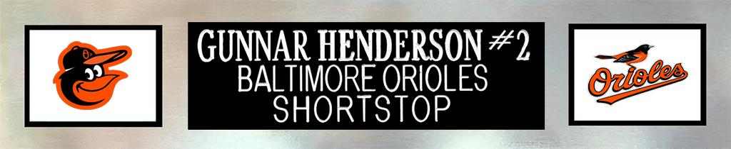 Gunnar Henderson Signed Custom Framed Jersey Display (Beckett) at PristineAuction.com Gunnar Henderson Signed Custom Framed Jersey Display (Beckett) at PristineAuction.com