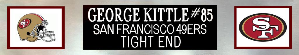 George Kittle Signed Custom Framed Jersey Display (Beckett) at PristineAuction.com George Kittle Signed Custom Framed Jersey Display (Beckett) at PristineAuction.com