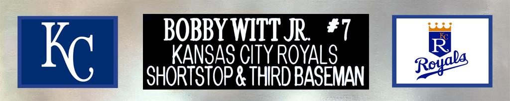 Bobby Witt Jr. Signed Royals Custom Framed Nike Authentic Jersey Display (Beckett) at PristineAuction.com Bobby Witt Jr. Signed Royals Custom Framed Nike Authentic Jersey Display (Beckett) at PristineAuction.com