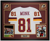 Art Monk Signed Custom Framed Jersey Display (Beckett) at PristineAuction.com