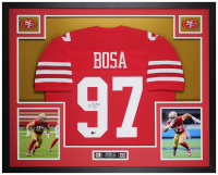 Nick Bosa Signed Custom Framed Jersey Display (Beckett) at PristineAuction.com