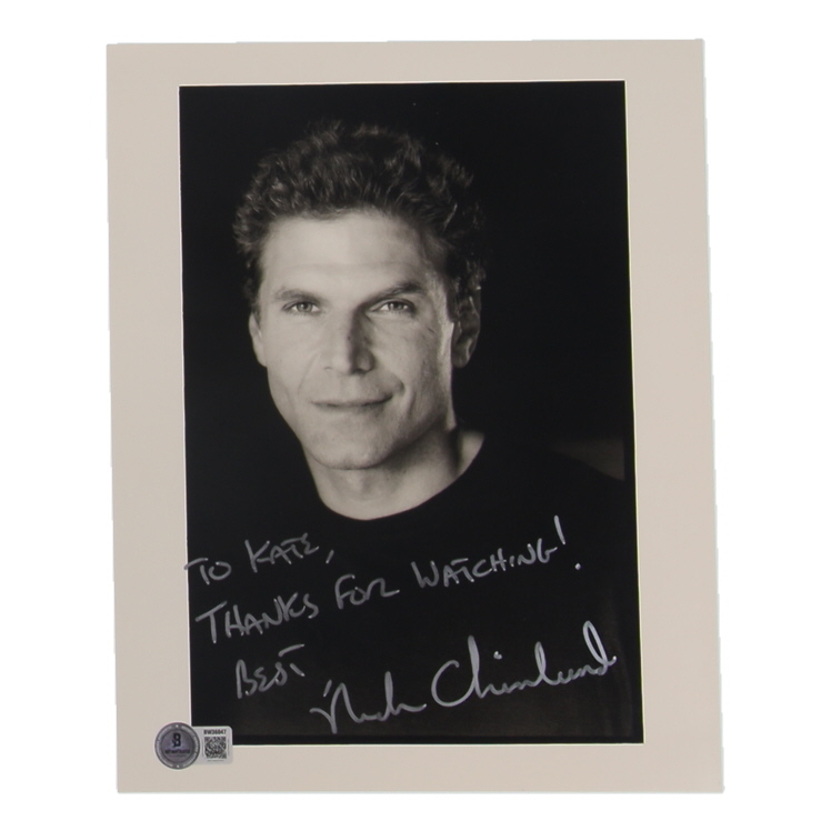 Nick Chinlund Signed 8x10 Photo Inscribed "Thanks For Watching!" (Beckett) at PristineAuction.com Nick Chinlund Signed 8x10 Photo Inscribed "Thanks For Watching!" (Beckett) at PristineAuction.com