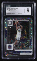 Stephen Curry 2022-23 Panini Donruss Optic Fast Break Holo #96 (CGC 9) at PristineAuction.com