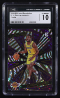 Bronny James 2024-25 Panini Revolution Fractal #118 RC (CGC 10) at PristineAuction.com