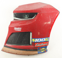 Alex Bowman Race-Used 2019 Bojangles' Southern 500 #88 Axalta Throwback Left Partial Nose Car Piece (Hendrick Motorsports) at PristineAuction.com