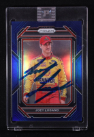 Joey Logano Signed 2023 Panini Prizm Prizms Blue #11 #177/499 at PristineAuction.com