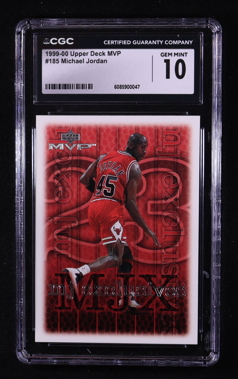 Michael Jordan 1999-00 Upper Deck MVP #185 (CGC 10) at PristineAuction.com Michael Jordan 1999-00 Upper Deck MVP #185 (CGC 10) at PristineAuction.com