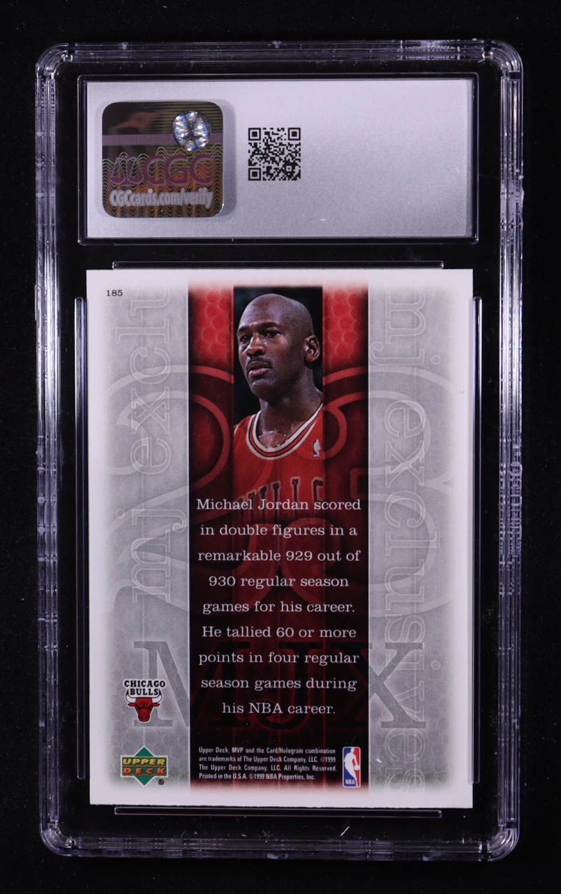 Michael Jordan 1999-00 Upper Deck MVP #185 (CGC 10) at PristineAuction.com Michael Jordan 1999-00 Upper Deck MVP #185 (CGC 10) at PristineAuction.com