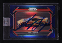Joey Logano Signed 2023 Panini Prizm Prizms Blue #98 #313/499 at PristineAuction.com