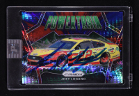 Joey Logano Signed 2020 Panini Prizm Prizms Red and Blue Hyper #83 at PristineAuction.com