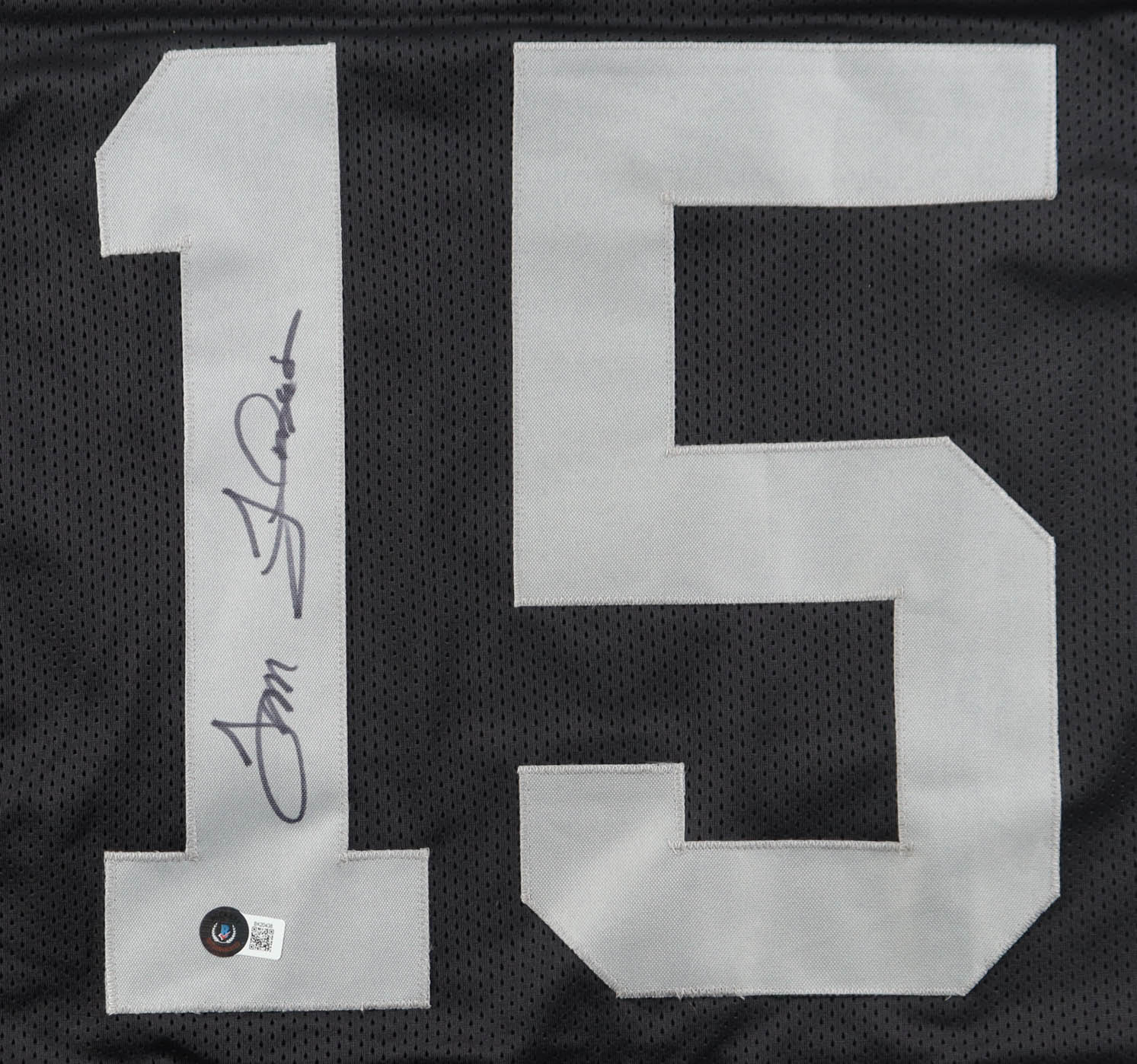 Tom Flores Signed Jersey (Beckett) at PristineAuction.com Tom Flores Signed Jersey (Beckett) at PristineAuction.com