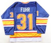 Grant Fuhr Signed Jersey Inscribed "HOF 03" (Beckett) at PristineAuction.com