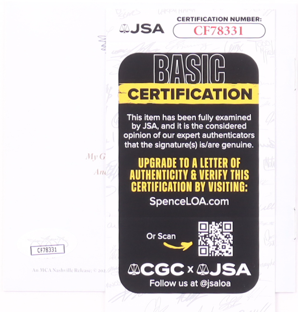 Reba McEntire Signed "My Chains Are Gone" CD Album Insert (JSA) at PristineAuction.com Reba McEntire Signed "My Chains Are Gone" CD Album Insert (JSA) at PristineAuction.com