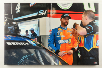 Josh Berry Signed NASCAR 20x30 Gallery Wrapped Photo on SpeedCanvas (PA) at PristineAuction.com