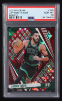 Jayson Tatum 2023-24 Panini Phoenix Red Ice #145 (PSA 10) at PristineAuction.com