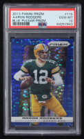 Aaron Rodgers 2013 Panini Prizm Blue Pulsar #115 (PSA 10) at PristineAuction.com