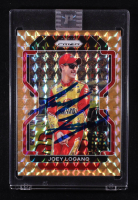Joey Logano Signed 2022 Panini Prizm Prizms Reactive Orange #51 at PristineAuction.com