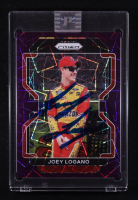 Joey Logano Signed 2022 Panini Prizm Prizms Purple Velocity #51 #168/199 at PristineAuction.com